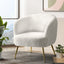 Artiss Armchair Lounge Chair Accent Chairs Armchairs Sherpa Boucle Sofa White