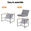Artiss Armchair Lounge Chair Sling Grey