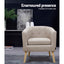 Artiss Armchair Tub Chair Beige Adora