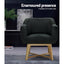 Artiss Armchair Tub Chair Charcoal Aston