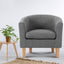 Artiss Armchair Tub Chair Grey Abby