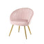 Artiss Armchair Velvet Pink Eloise