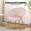 Artiss Armchair Velvet Pink Eloise