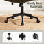 Artiss Armless Cross Legged Office Chair Wide Seat Vanity Chair Teddy Fleece Green