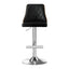 Artiss Bar Stool Bentwood Swivel Adjustable Kitchen Counter Stool Leather Black