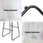 Artiss Bar Stools Kitchen Counter Stools Metal Chairs x2