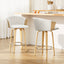 Artiss Bar Stools Kitchen Leather Barstools Swivel Counter Chairs x2