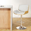 Artiss Bar Stools Swivel Leather Chairs Wooden