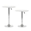 Artiss Bar Stools and Table Set 3PCS Dining Desk Kitchen Chairs Cafe Pub White
