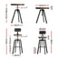 Artiss Bar Table and Stools Set Dining Desk Industrial Kitchen Chairs Cafe Pub