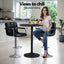 Artiss Bar Table and Stools Set Dining Desk Kitchen Chairs Cafe Pub