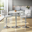 Artiss Bar Table and Stools Set Dining Desk Kitchen Chairs Cafe Pub