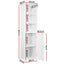 Artiss Bathroom Cabinet Storage 160cm White