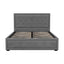 Artiss Bed Frame Double Size Gas Lift Grey TIYO