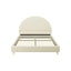 Artiss Bed Frame Double Size Velvet Cream ELLA
