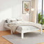 Artiss Bed Frame Double Size Wooden White JADE