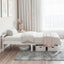 Artiss Bed Frame Double Size Wooden White LEXI