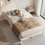 Artiss Bed Frame Double Size Wooden White LEXI