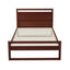 Artiss Bed Frame King Single Size Wooden Walnut WITTON