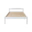 Artiss Bed Frame King Single Size Wooden White LEXI
