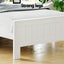 Artiss Bed Frame King Single Size Wooden with 3 Shelves Bed Head White