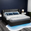 Artiss Bed Frame King Size Gas Lift Charcoal ISSA