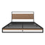 Artiss Bed Frame Queen Size Metal Frame DANE with Mattress