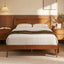 Artiss Bed Frame Queen Size Wooden Bed Base Walnut SPLAY