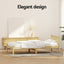 Artiss Bed Frame Single Size Wooden Oak SOFIE