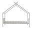 Artiss Bed Frame Wooden Base Kids Single Timber House Beds White