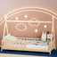 Artiss Bed Frame Wooden Kids House Frames Oak PUAH