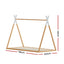 Artiss Bed Frame Wooden Kids House Single Frame Oak ENID