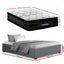Artiss Bed Frame with 36cm Giselle Mattress Set King Single Gas Lift Base Grey