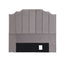 Artiss Bed Head Headboard Double Velvet 138CM - Grey