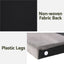 Artiss Bed Head Headboard Double Velvet 138CM - Grey
