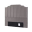 Artiss Bed Head Headboard Double Velvet 138CM - Grey