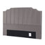 Artiss Bed Head Headboard King Velvet 183CM - Grey