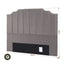 Artiss Bed Head Headboard Queen Velvet 153CM - Grey