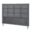 Artiss Bed Headboard Double Bedhead Linen Fabric Charcoal