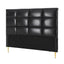 Artiss Bed Headboard Queen Bedhead PU Leather Black