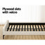 Artiss BedStory King Bed Frame with Mattress Set Platform Base Pocket Coil Linen Upholstered