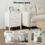 Artiss Bedside Table 2 Drawers Bedroom Storage Nightstand Beige