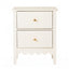 Artiss Bedside Table 2 Drawers Bedroom Storage Nightstand Beige