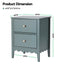 Artiss Bedside Table 2 Drawers Bedroom Storage Nightstand Green