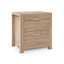 Artiss Bedside Table 2 Drawers - MAXI Pine