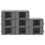 Artiss Blanket Storage Bags Box X8 Clothes Quilt Container 84L Organiser Grey