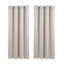 Artiss Blockout Curtains 2X 132x160cm Thermal Insulated Eyelet Drapes Beige