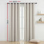 Artiss Blockout Curtains 2X 132x213cm Thermal Insulated Eyelet Drapes Beige