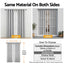 Artiss Blockout Curtains 2X 132x213cm Thermal Insulated Eyelet Drapes Grey