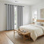 Artiss Blockout Curtains 2X 132x213cm Thermal Insulated Eyelet Drapes Grey